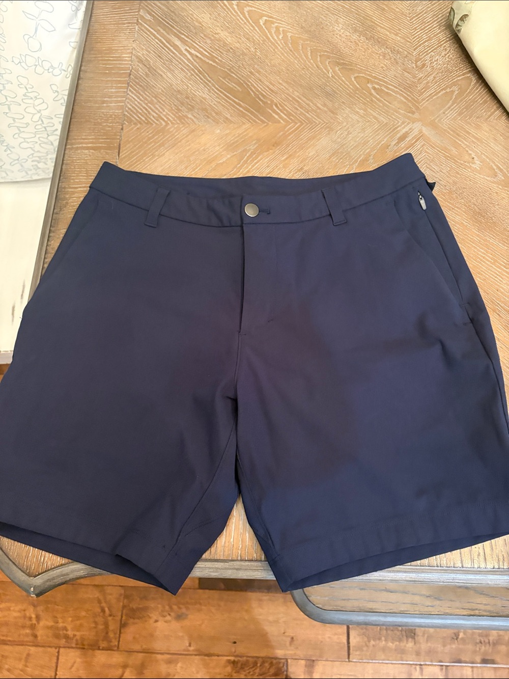lululemon athletica Navy Men's Flat-Front Performance Shorts